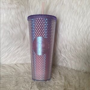 Starbucks Korea Pink Beam Studded Tumbler BNWT